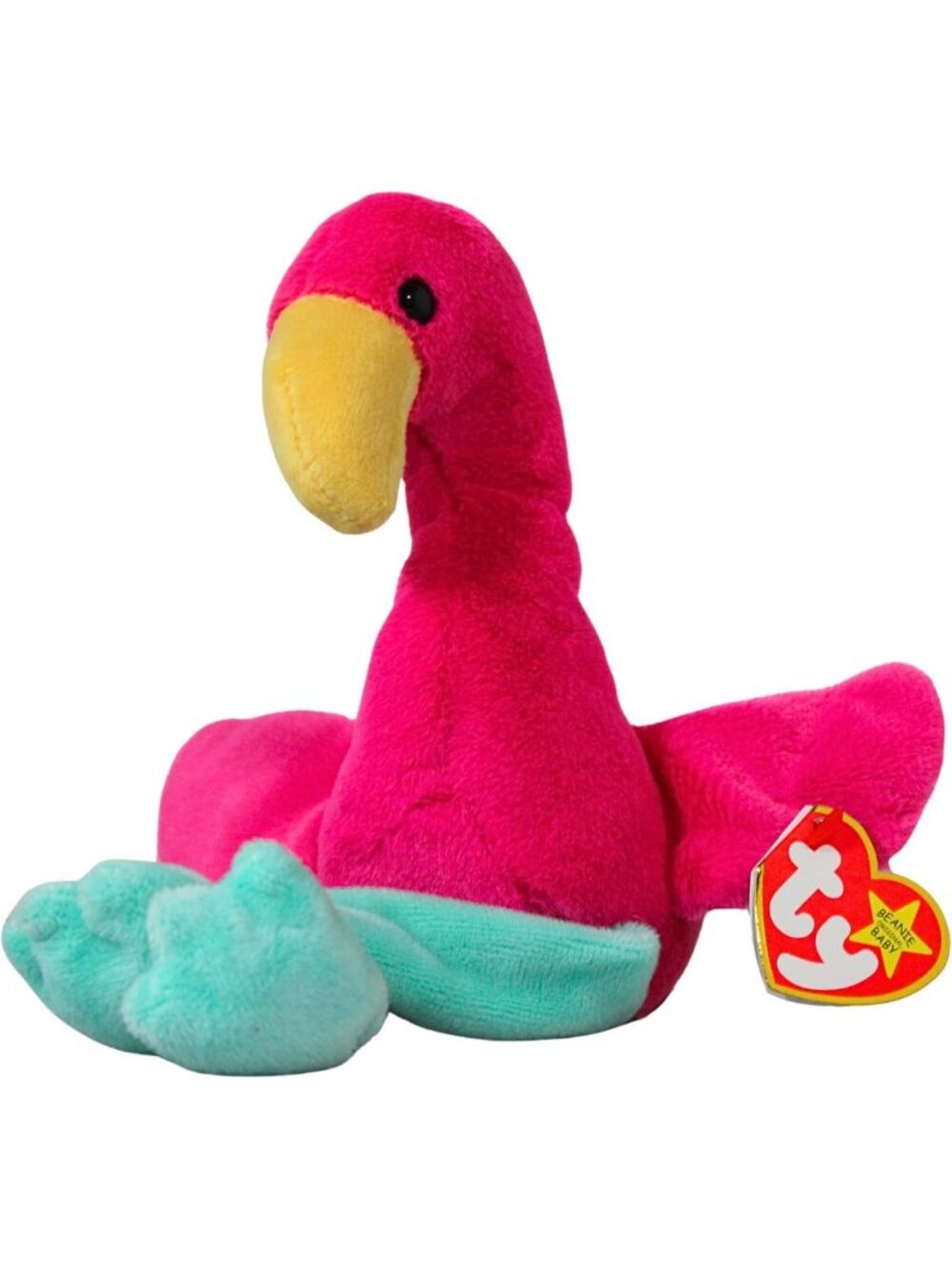 Adorable Flamingo Beanie Baby - Collectible Plush Toy, Perfect Gift for Kids